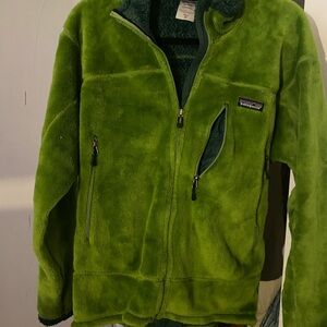 Patagonia Green Fleece Jacket Sz M